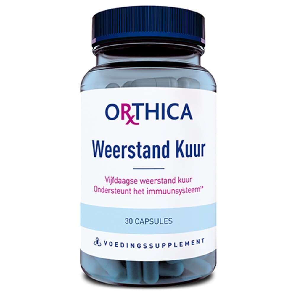 Gratis Verzending: Orthica Weerstand Kuur 30 capsules