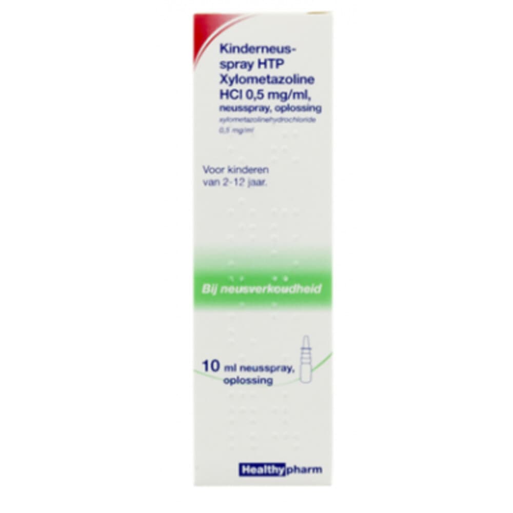 Healthypharm Kinder Neusspray Xylometazoline HCL 0,5 mg/ml 10 ml