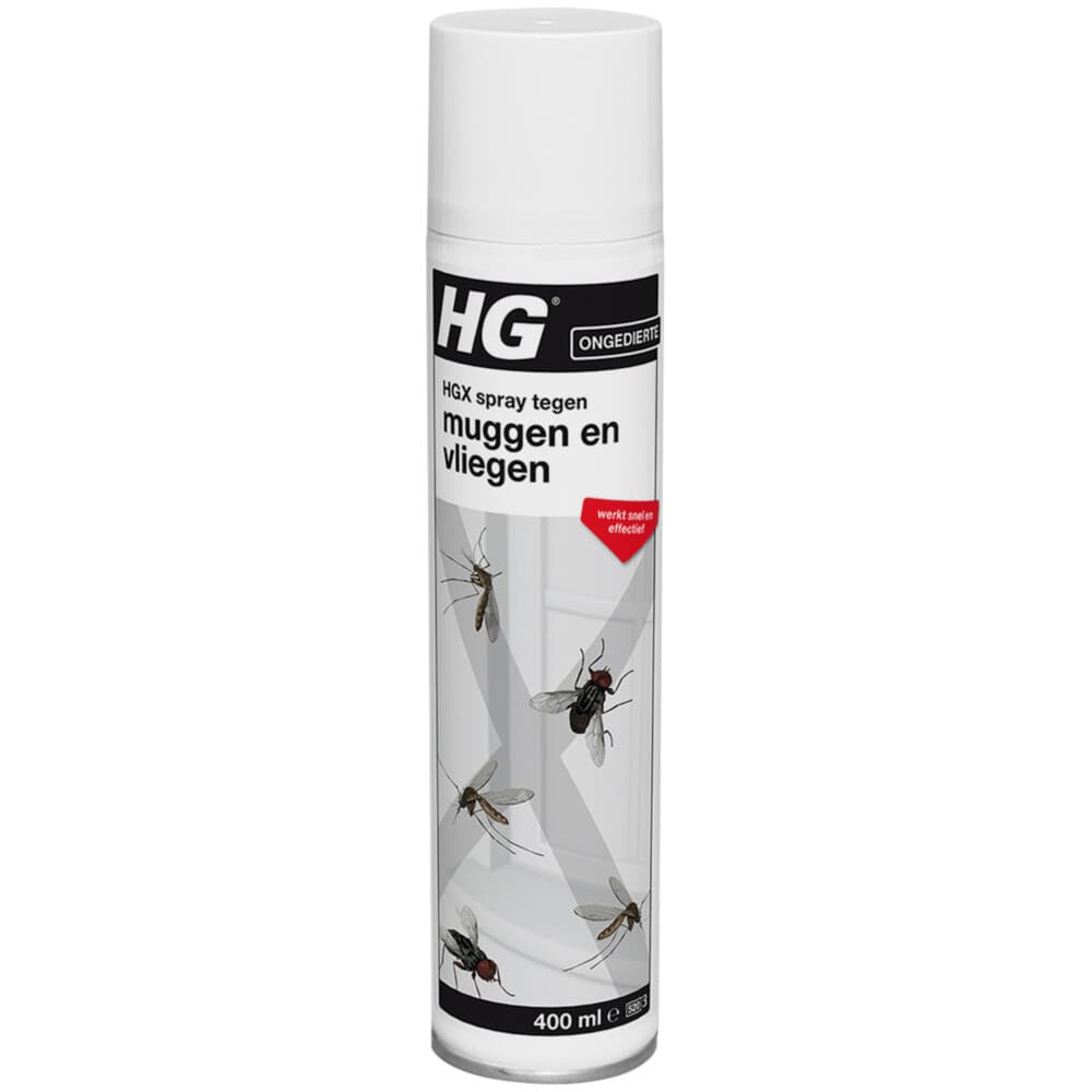 HG X Spray Tegen Muggen&Vliegen 400 ml