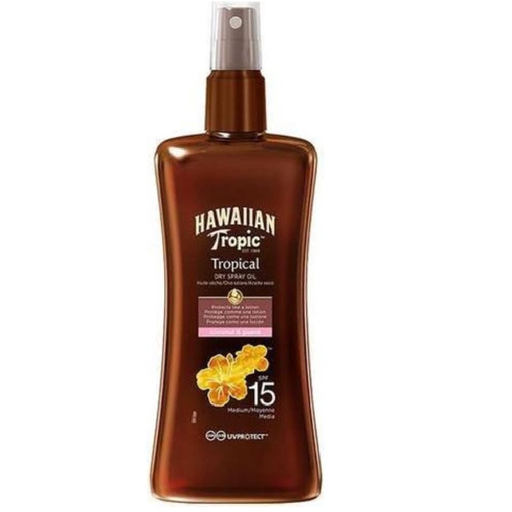 Hawaiian Tropic Zonneolie Protective Dry Spray SPF 15 200 ml