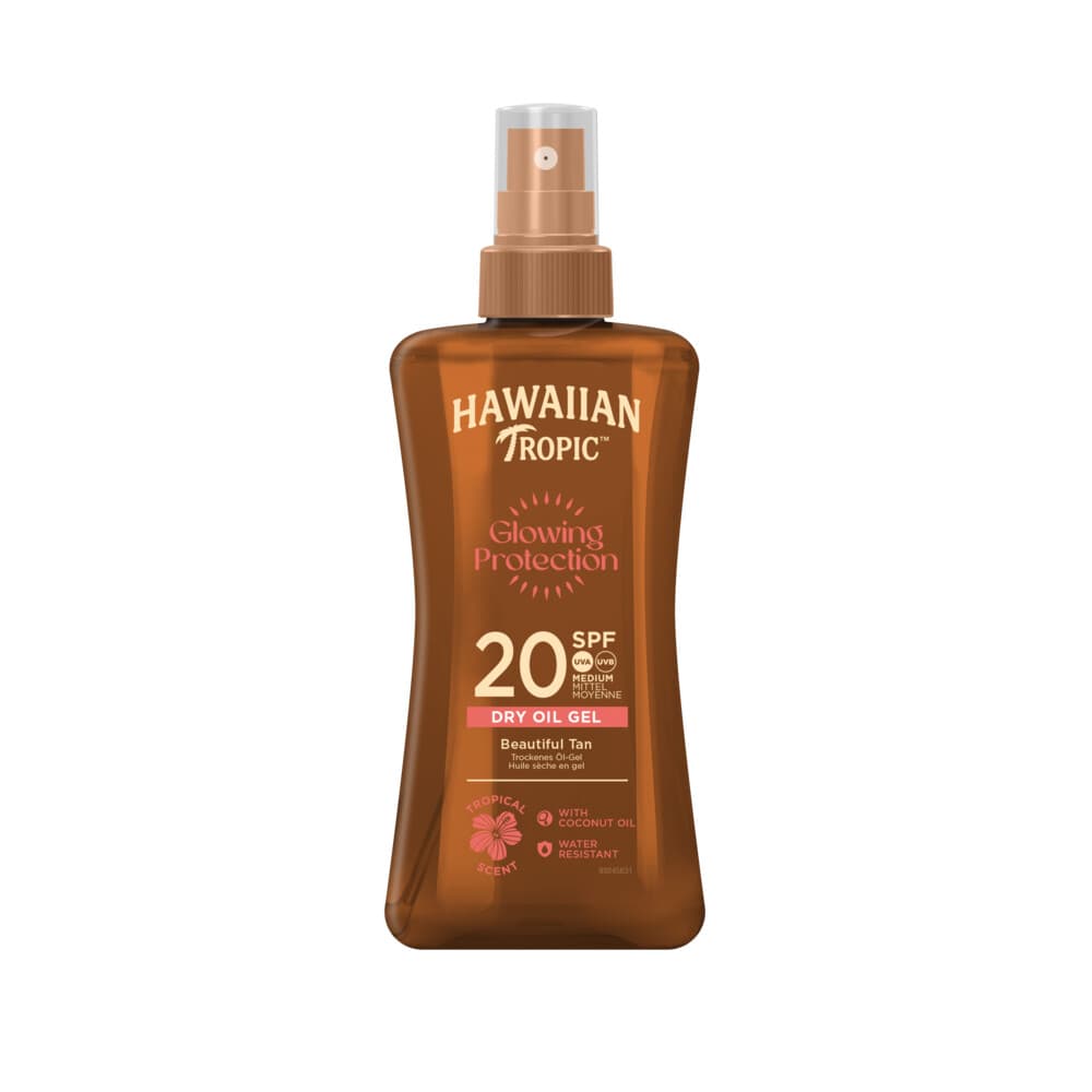 3x Hawaiian Tropic Zonneolie Protective Dry Spray SPF 20 200 ml