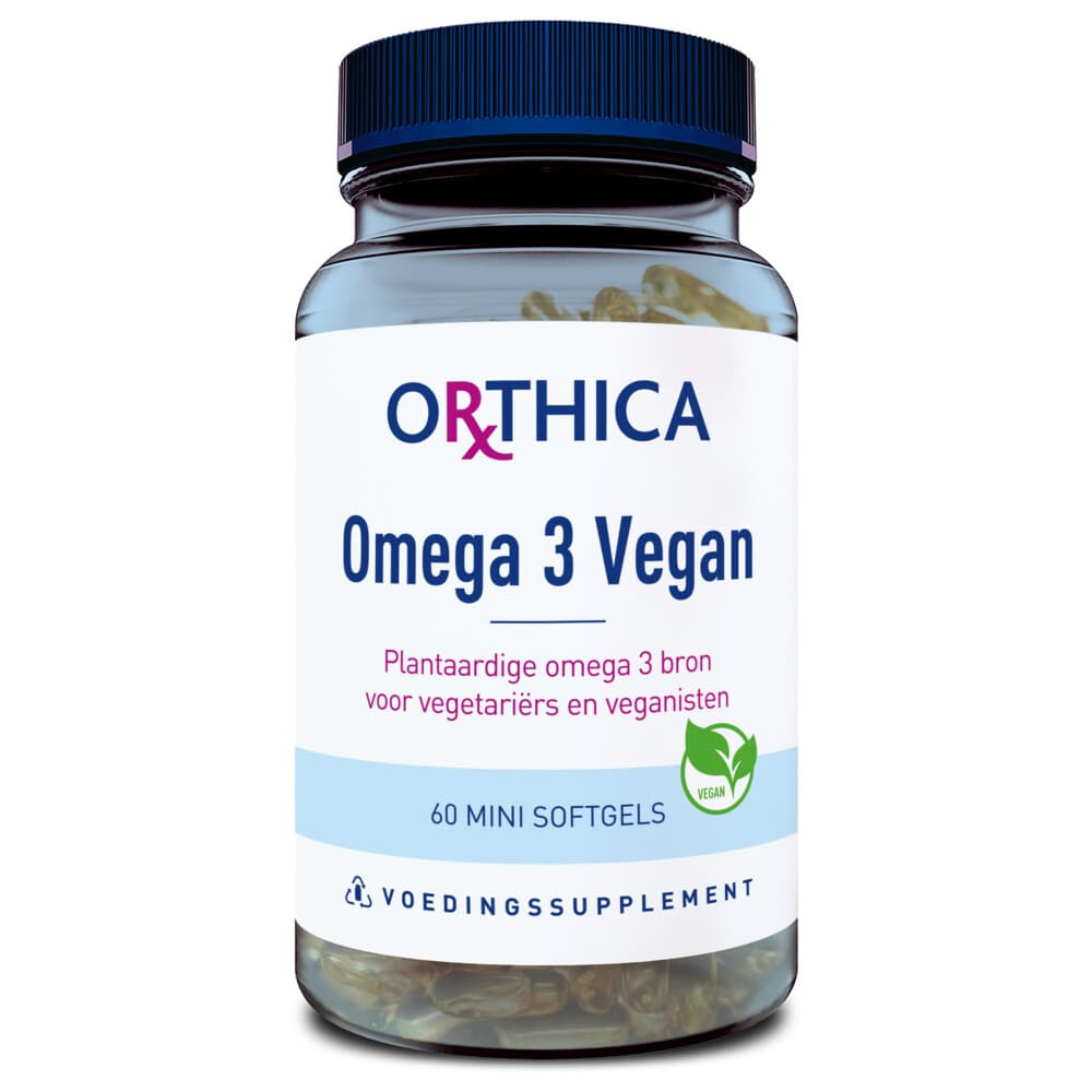 Gratis Verzending: Orthica Omega 3 Vegan 60 softgels