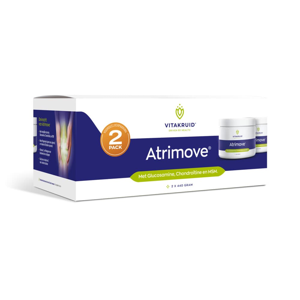 Gratis Verzending: Vitakruid Atrimove 2 pack Glucosamine Complex Poeder 2 x 440 gr