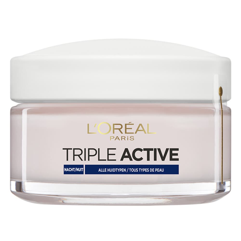 2x L'Oréal Triple Active Nachtcrème 50 ml