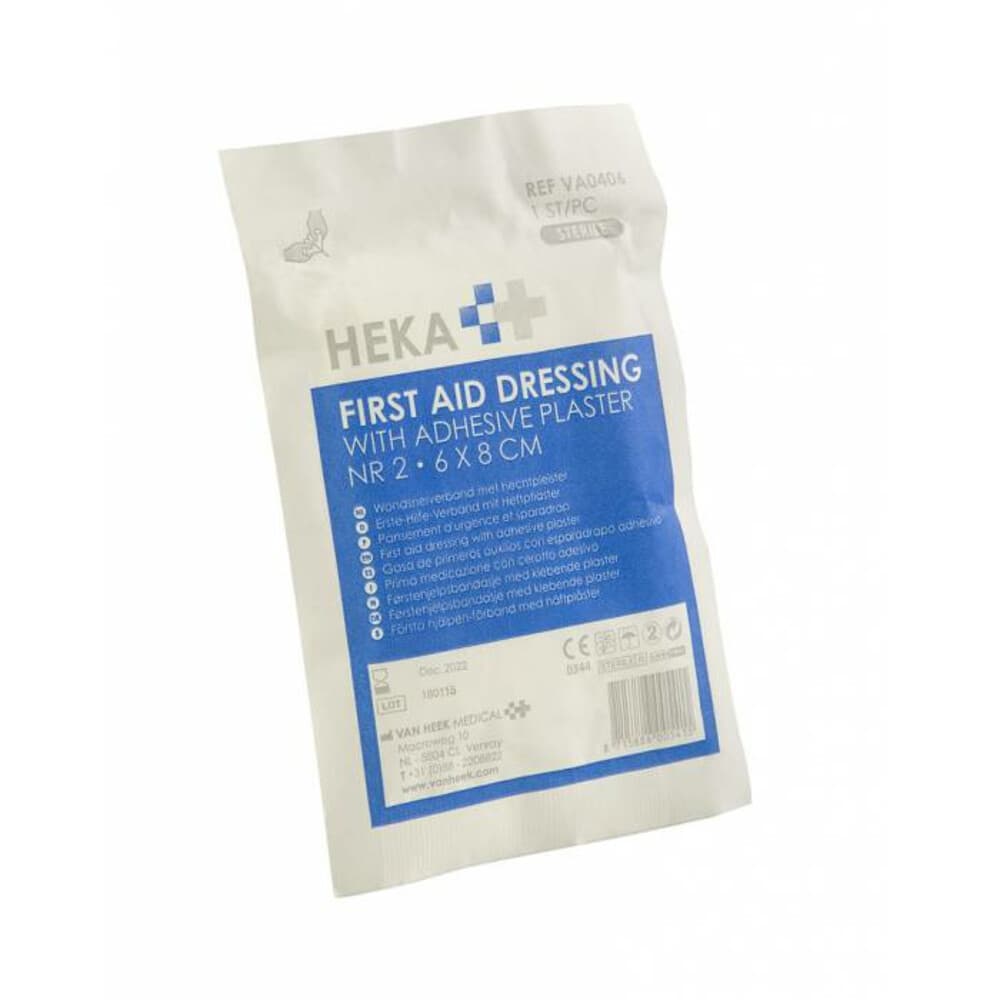Heka Wondsnelverband nr. 2 6 x 8 cm Steriel 50 stuks