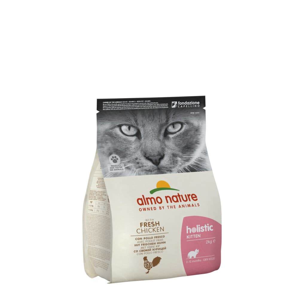 Almo Nature Holistic Kitten Kattenvoer Kip&Rijst 2 kg
