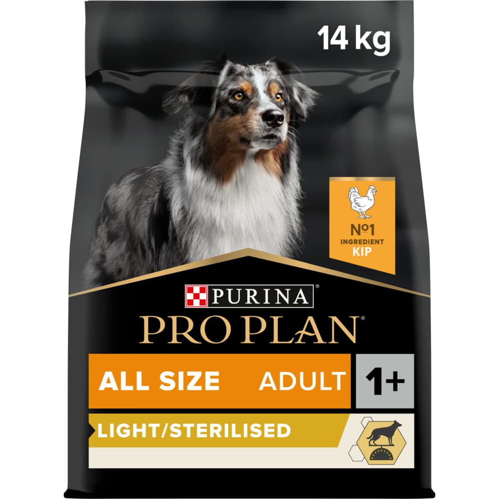 Pro Plan Hondenvoer Droog Adult All Sizes Light Sterilised Kip 14 kg