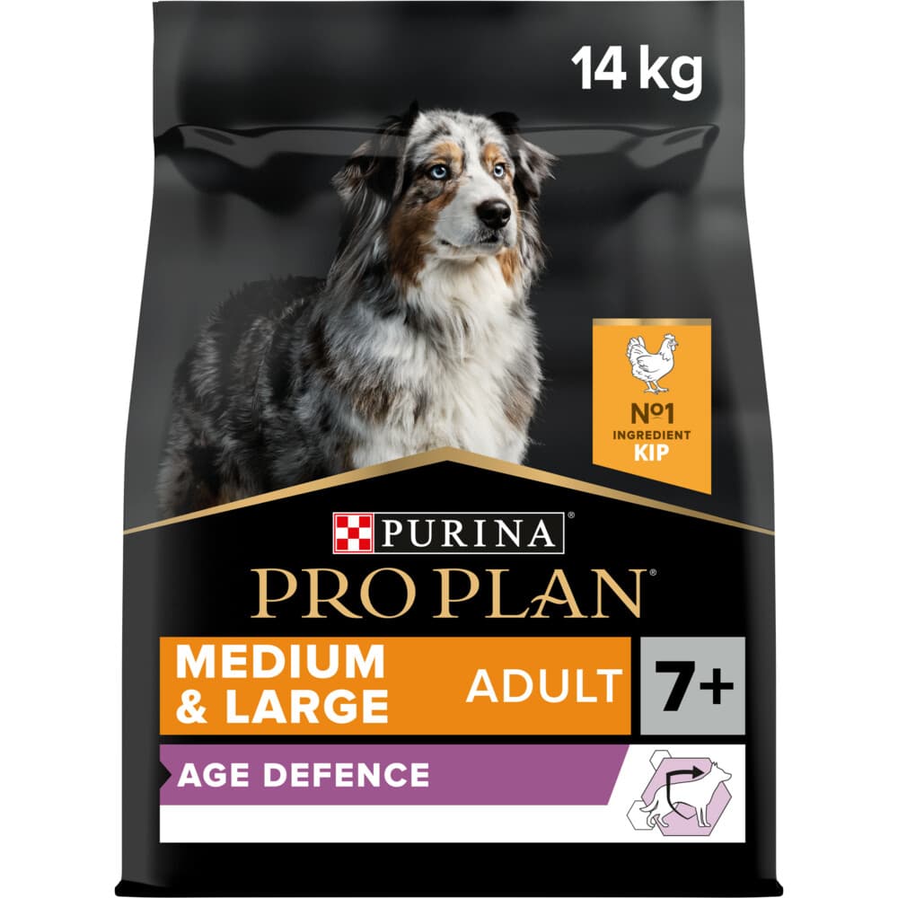 Pro Plan Hondenvoer Droog Adult 7+ Medium&Large Nutrition Kip 14 kg