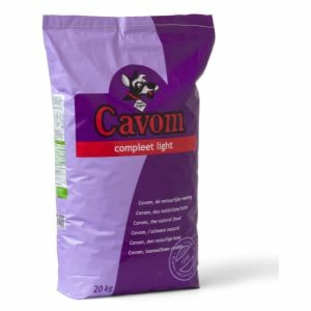 Cavom Hondenvoer Droog Compleet Light 20 kg