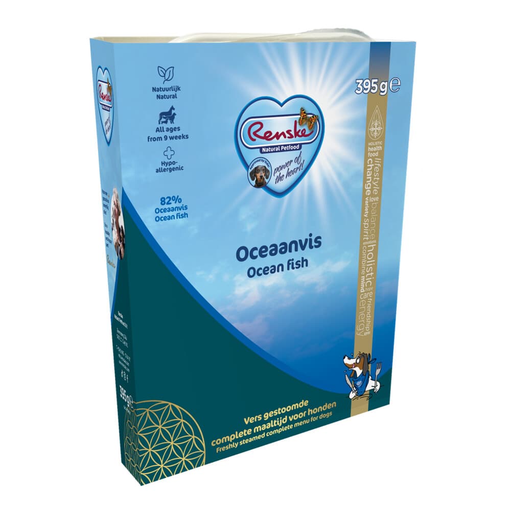 Renske Vers Gestoomd Complete Menu Hondenvoer Nat Oceaanvis 395 gr