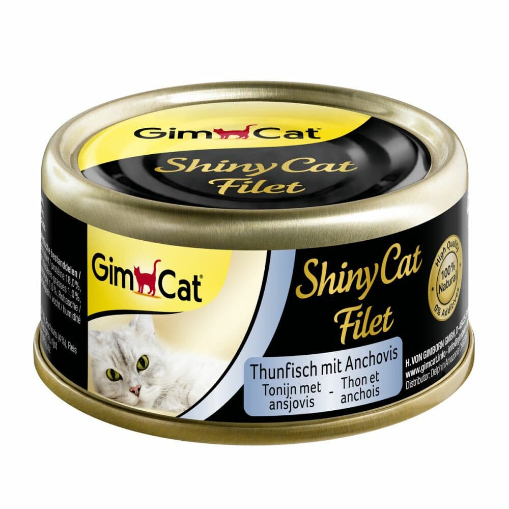GimCat ShinyCat Filet Tonijn&Ansjovis 70 gr