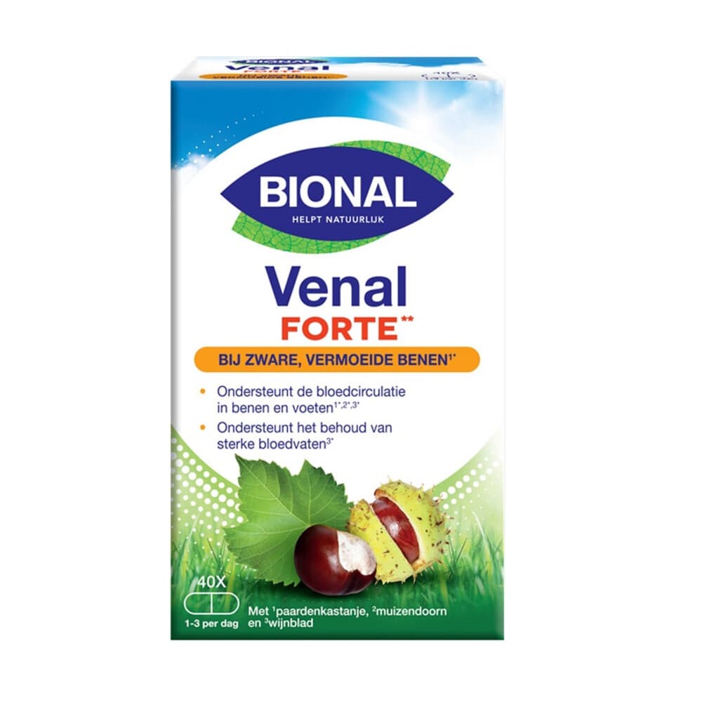 Gratis Verzending: 2x Bional Venal Forte 40 capsules