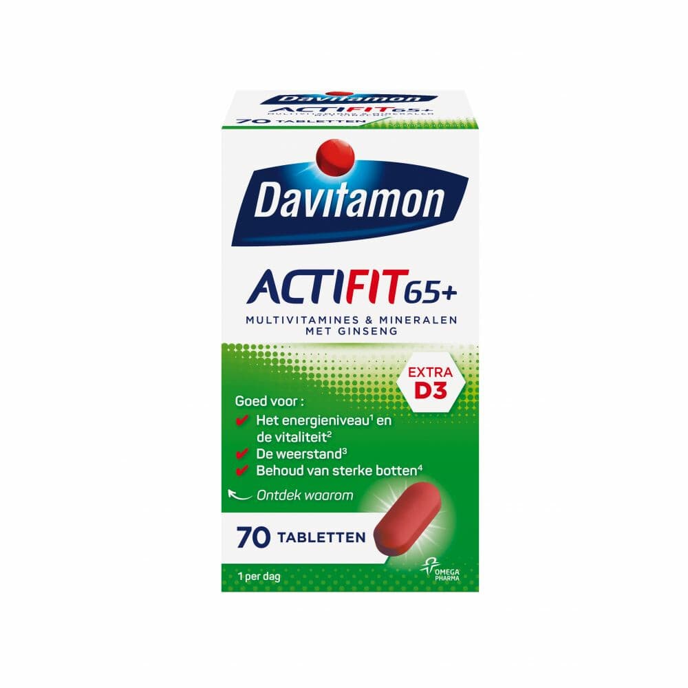 Gratis Verzending: Davitamon Actifit 65+ 70 tabletten