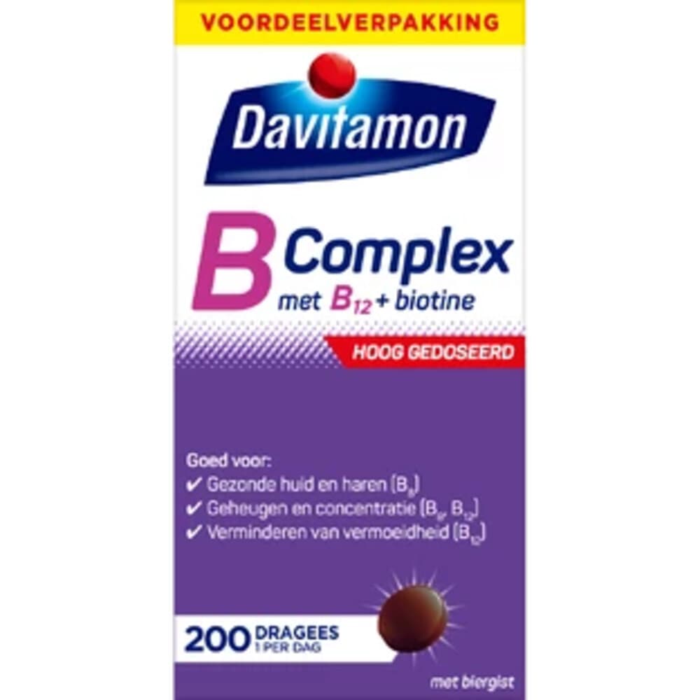 Gratis Verzending: 4x Davitamon B Complex Forte 200 stuks