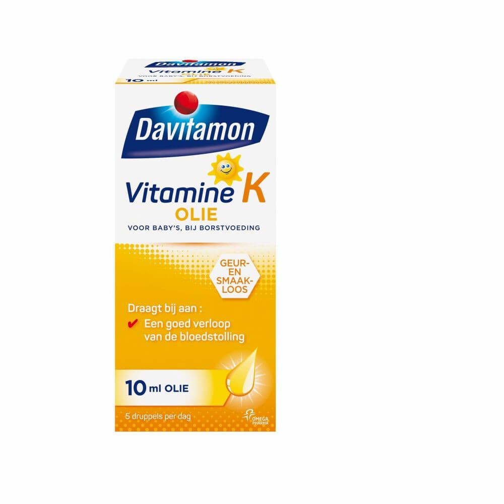 Gratis Verzending: 4x Davitamon Vitamine K Olie 10 ml