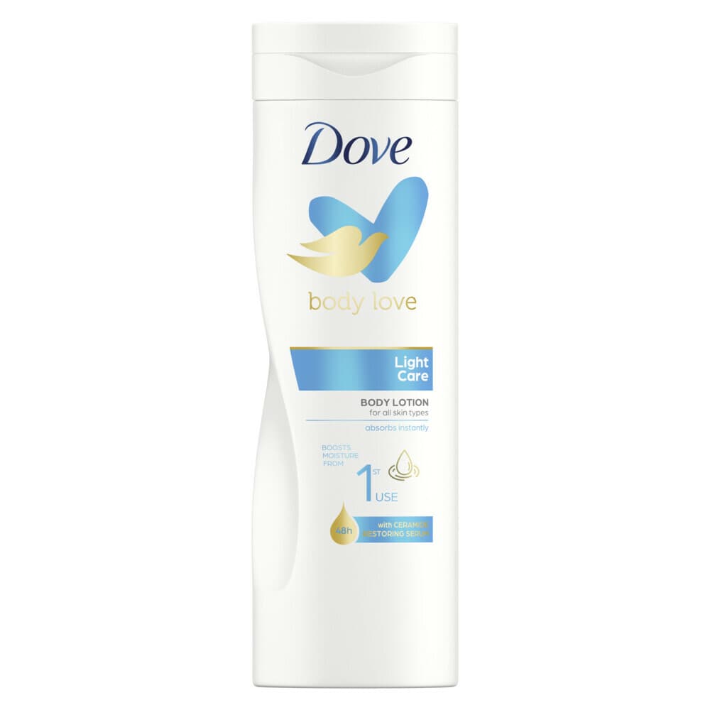 2+1 gratis: Dove Bodylotion Light Care 400 ml