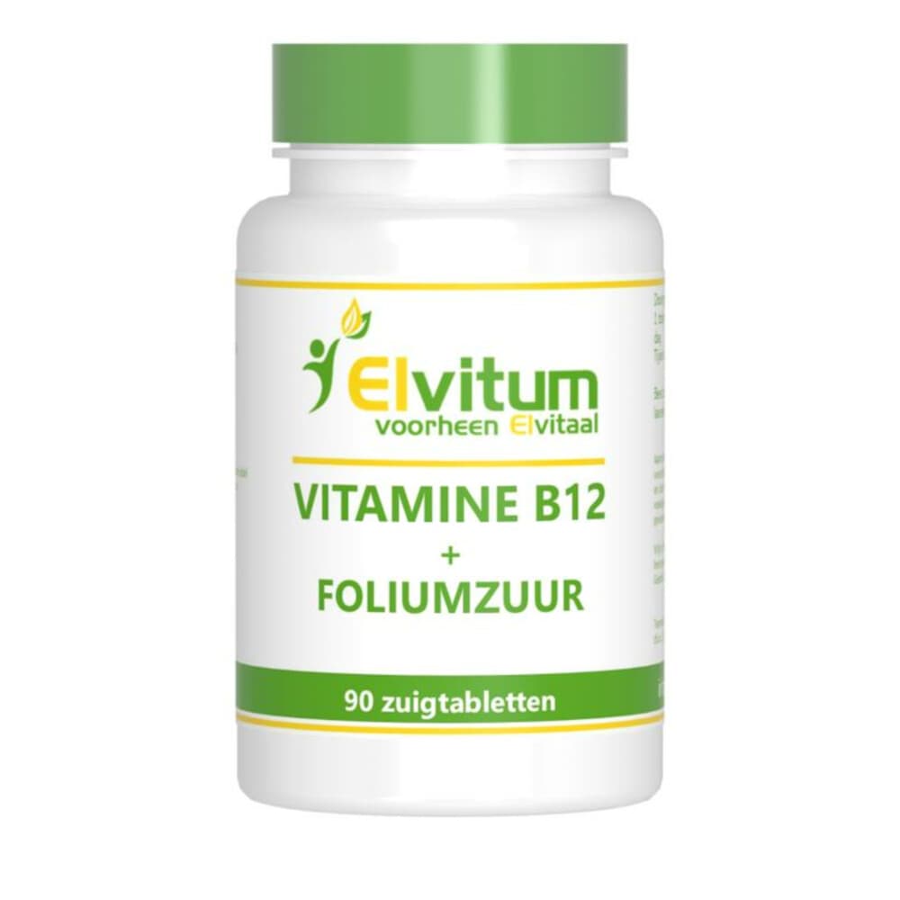 Gratis Verzending: Elvitum Vitamine B12 1000mcg 90 stuks