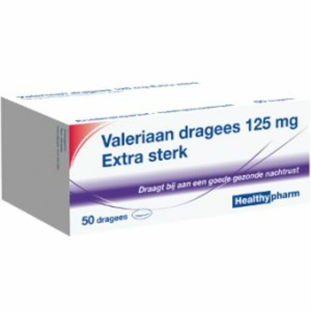 Healthypharm Valeriaan X Sterk 125mg 50 stuks