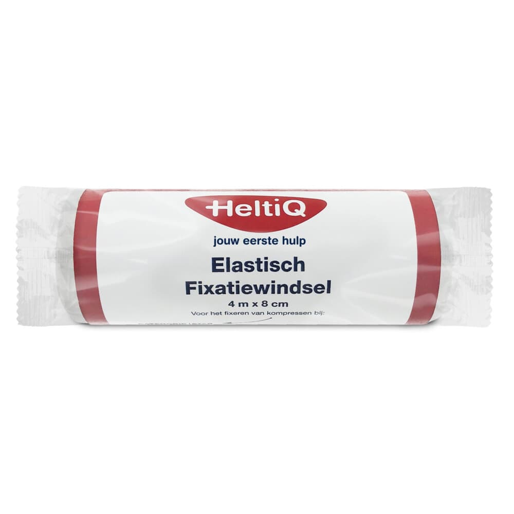 3x HeltiQ Elastisch Fixatiewindsel 4 m x 8 cm