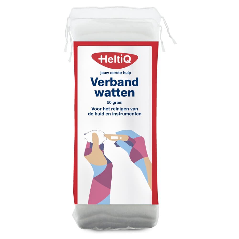 HeltiQ Verbandwatten 50 gr
