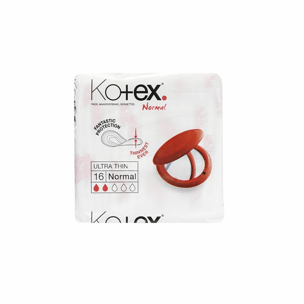 12x Kotex Ultra Thin Normal 16 stuks