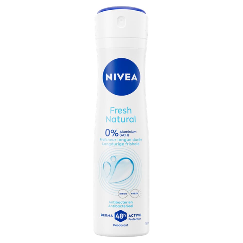 1+1 gratis: NIVEA Deodorant Spray Fresh Natural 150 ml