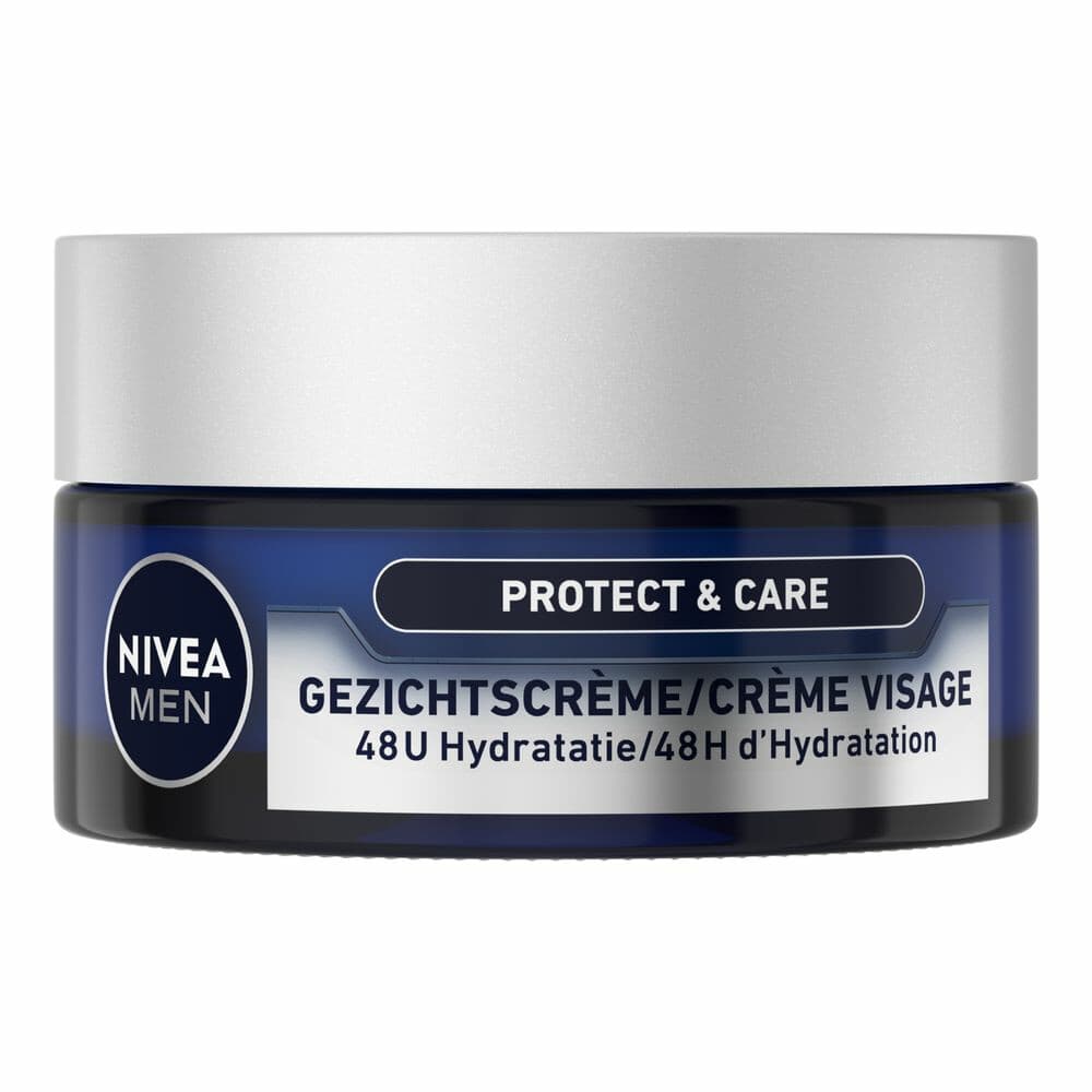 1+1 gratis: NIVEA Men Intensieve Gezichtscrème Protect&Care 50 ml