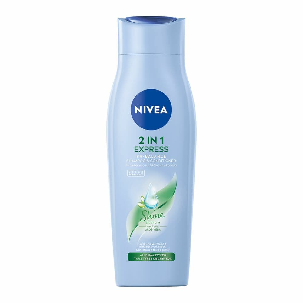 1+1 gratis: NIVEA 2-in-1 Shampoo + Conditioner Care Express 250 ml