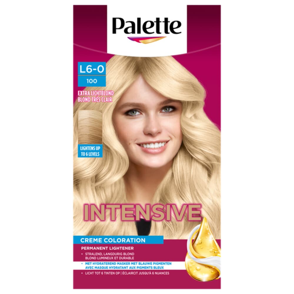 Palette Intensive Oil-Care Color Haarkleuring 100 Licht Blond 115 ml