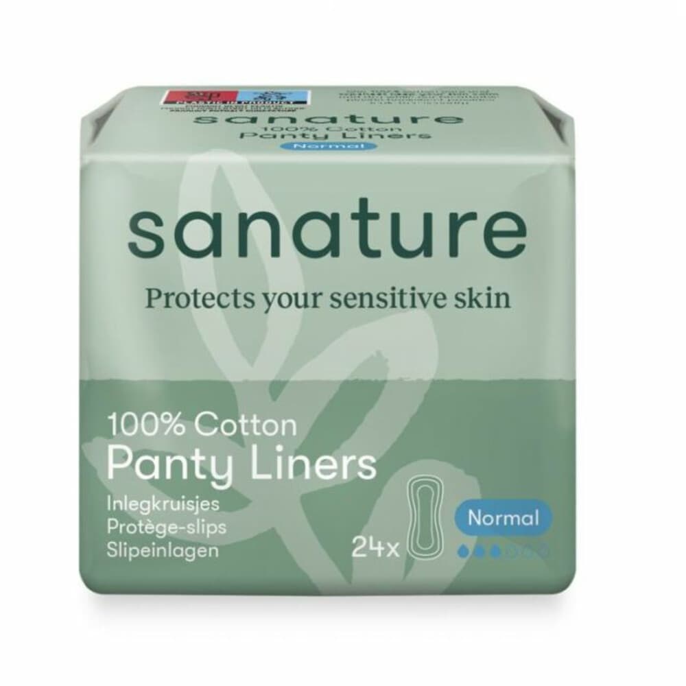 Sanature 100% Katoen Inlegkruisjes Normaal 24 stuks