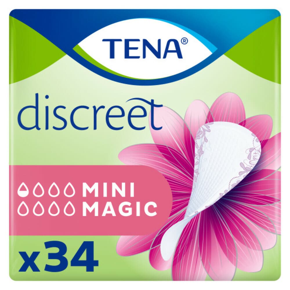 3x TENA Discreet Mini Magic 34 stuks