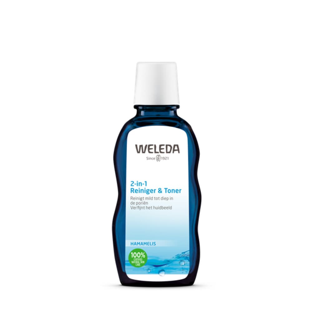 2e halve prijs: WELEDA Hamamelis 2-in-1 Reiniger&Toner 100 ml