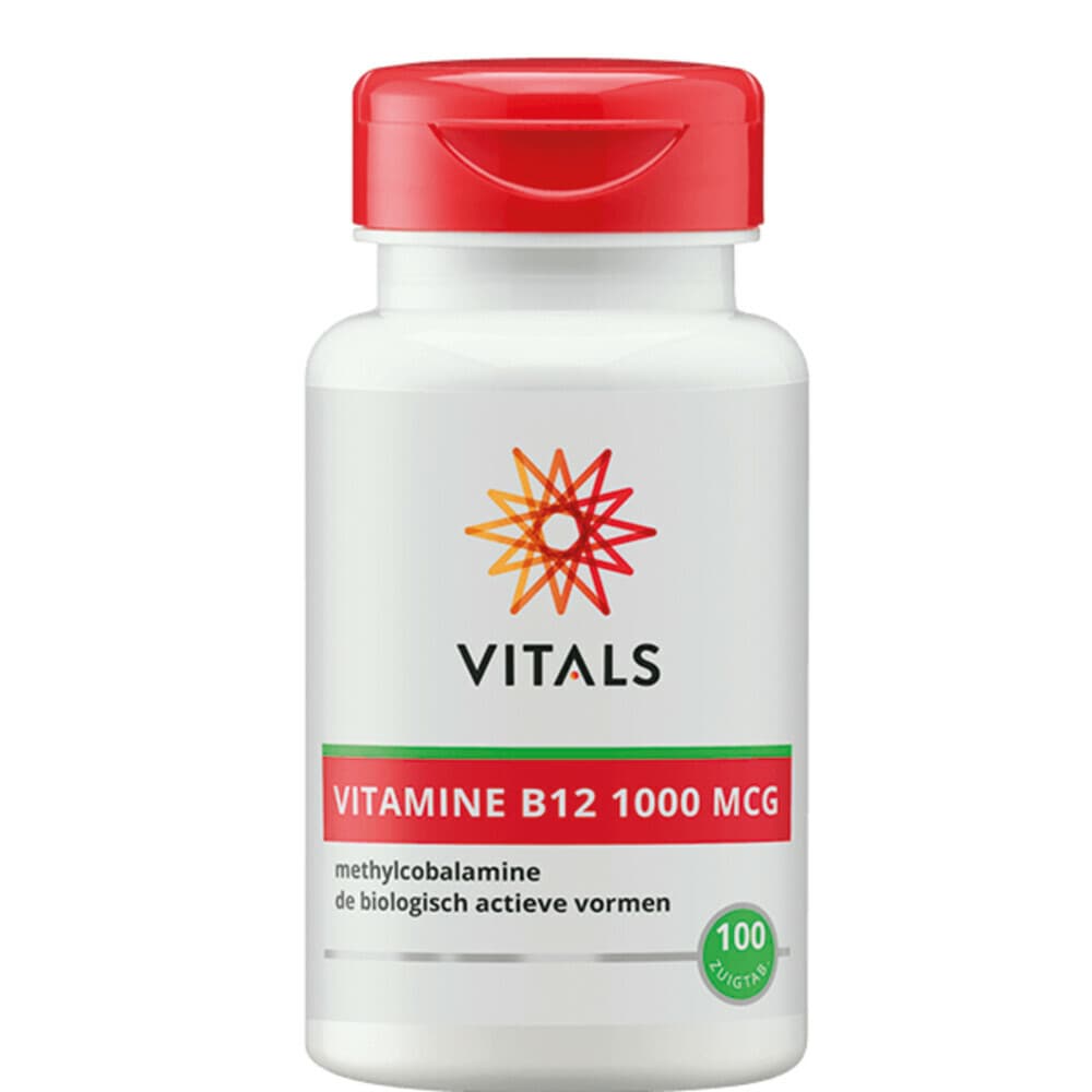 Gratis Verzending: Vitals Vitamine B12 Methyl 1000 mcg 100 tabletten
