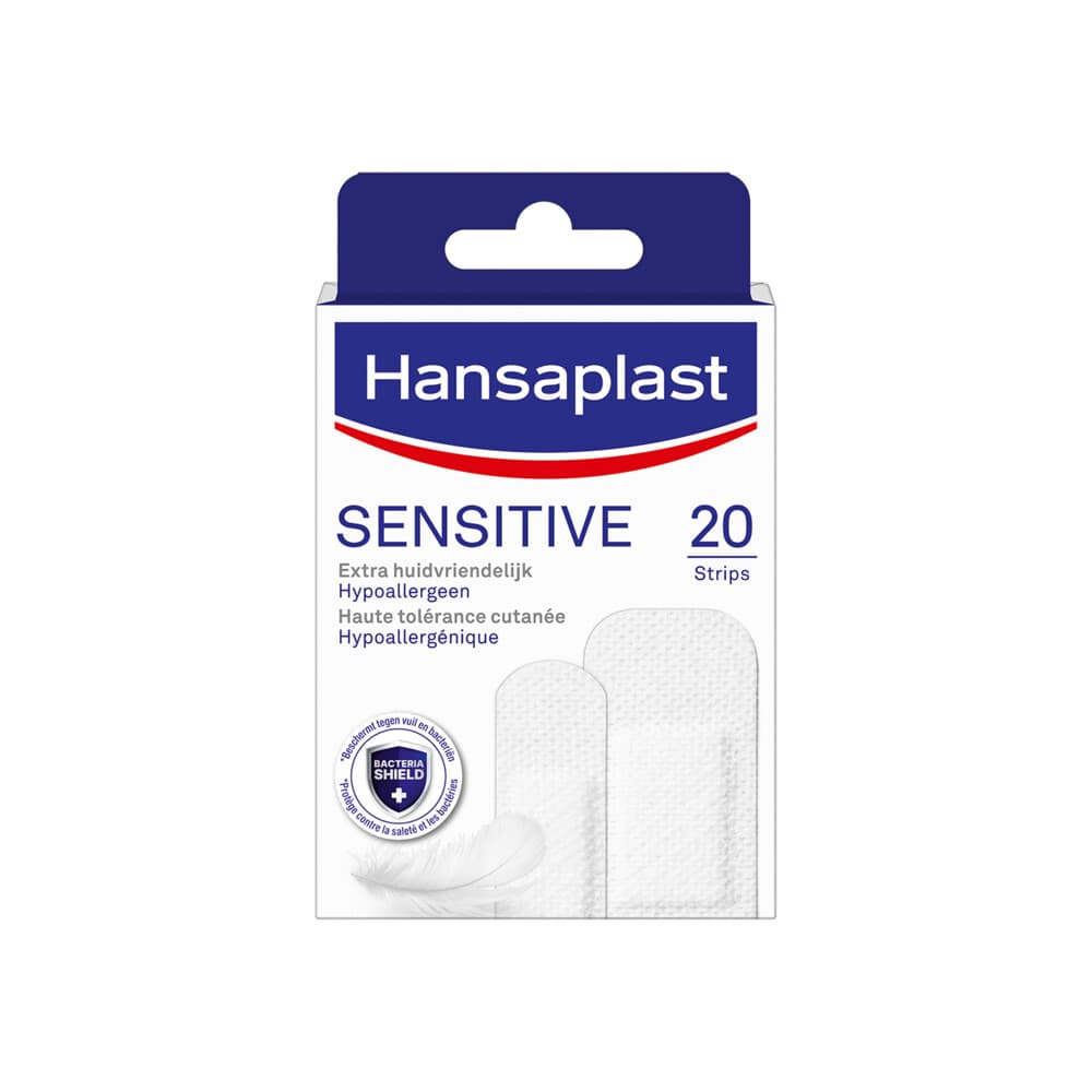 2e halve prijs: Hansaplast Sensitive Strips 20 stuks