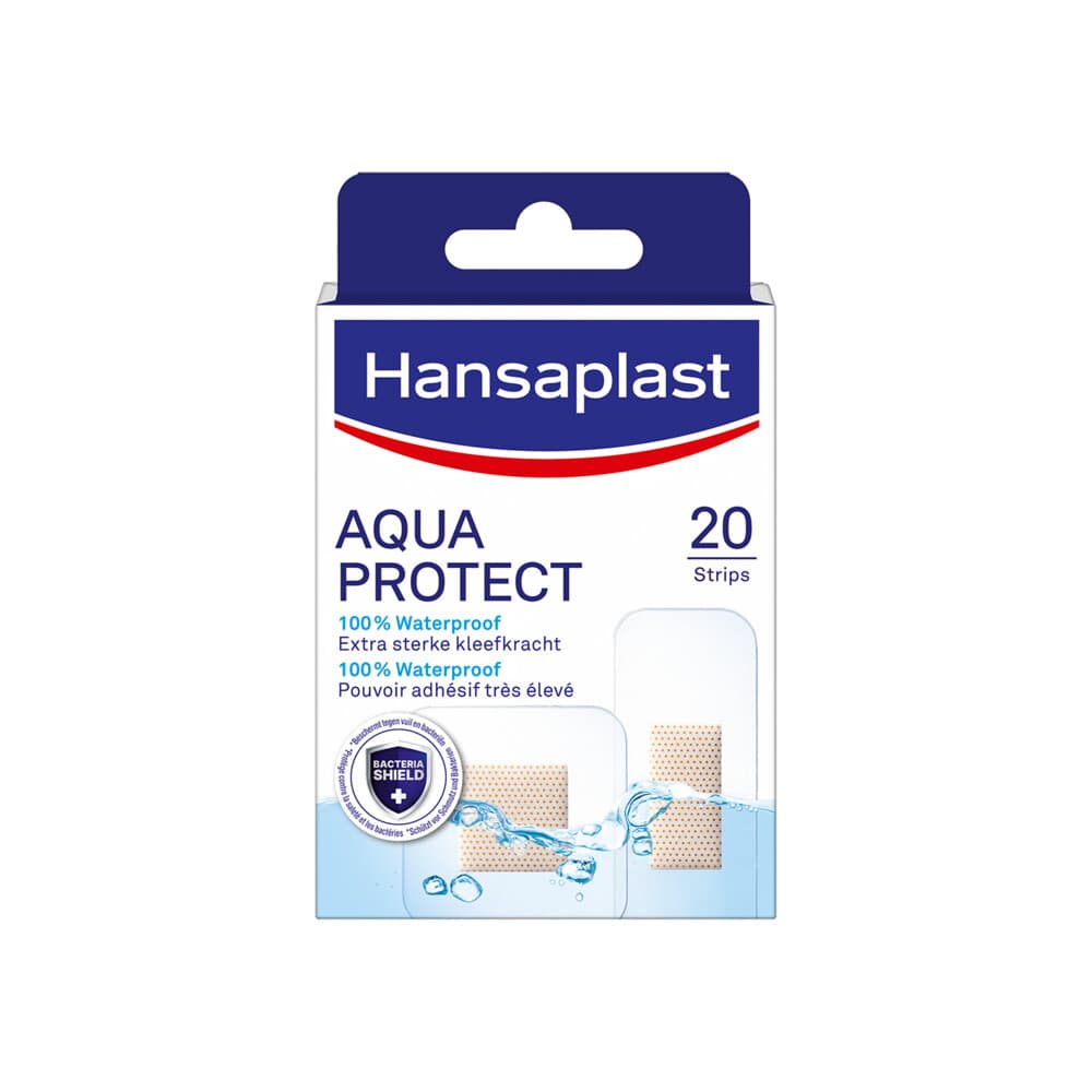 2e halve prijs: Hansaplast Aqua Protect 20 stuks