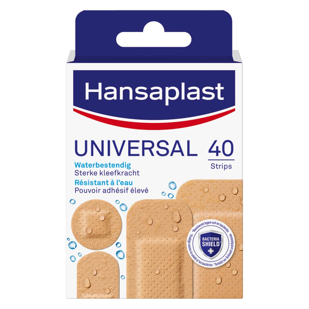 2e halve prijs: Hansaplast Universal Strips 40 stuks