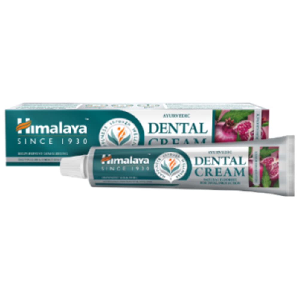 3x Himalaya Herbals Dental Cream Neem&Pomegranate Tandpasta 100 ml