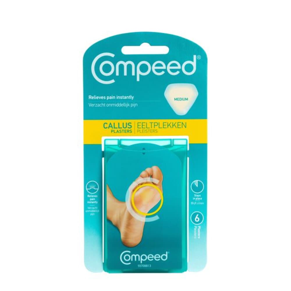 2x Compeed Eeltpleister Medium 6 stuks