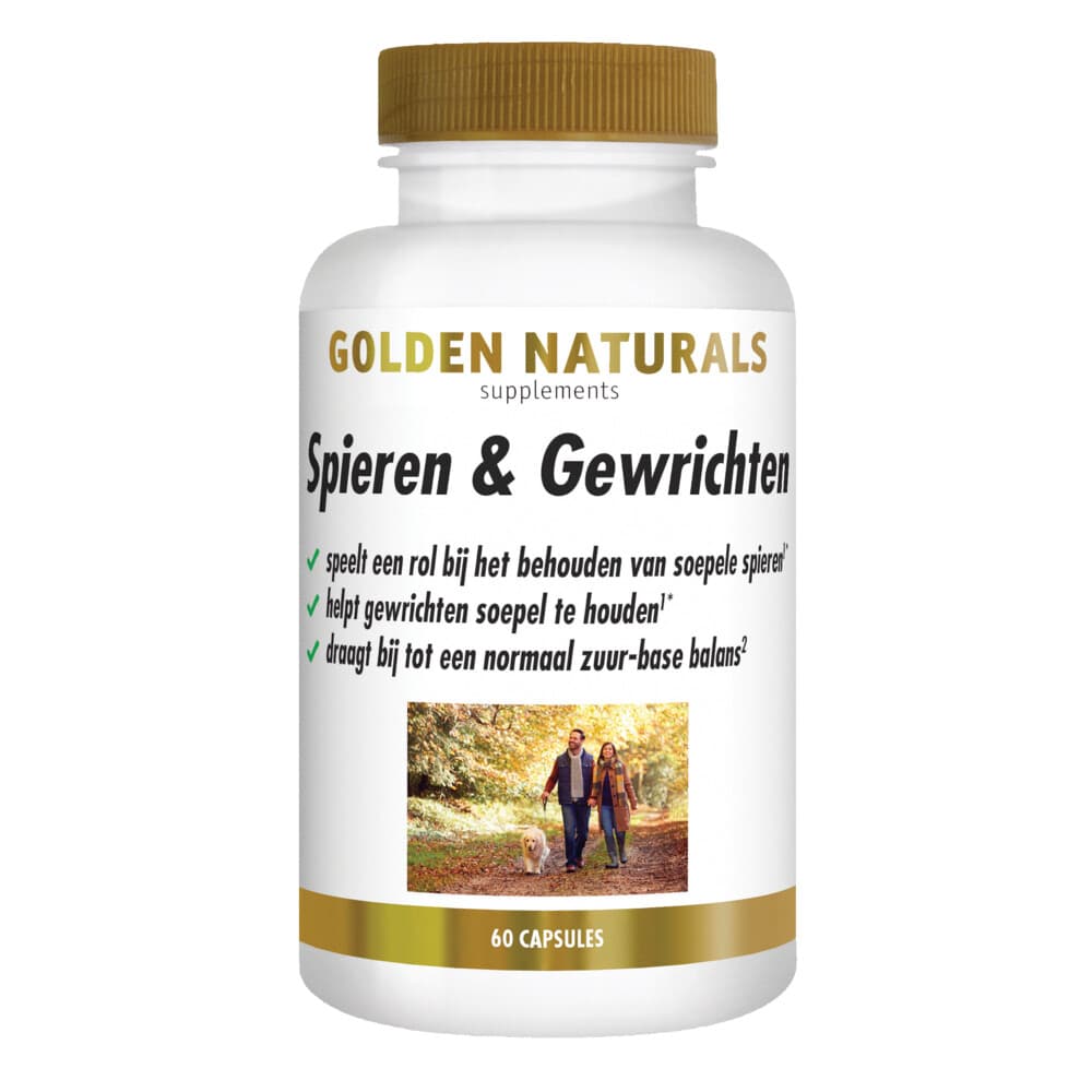Gratis Verzending: Golden Naturals Spieren&Gewrichten 60 capsules