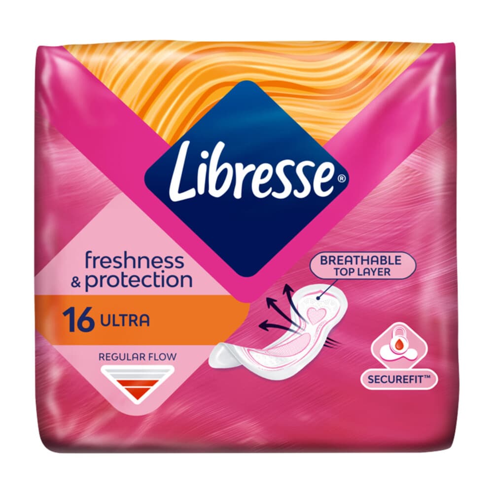 16x Libresse Ultra Regular Maandverband 16 stuks