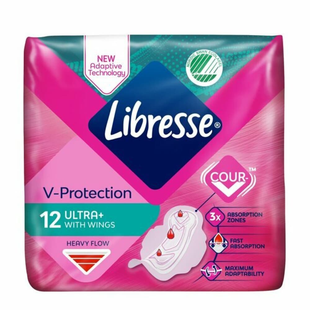 Libresse Maandverband Ultra Thin Long Wings 12 stuks