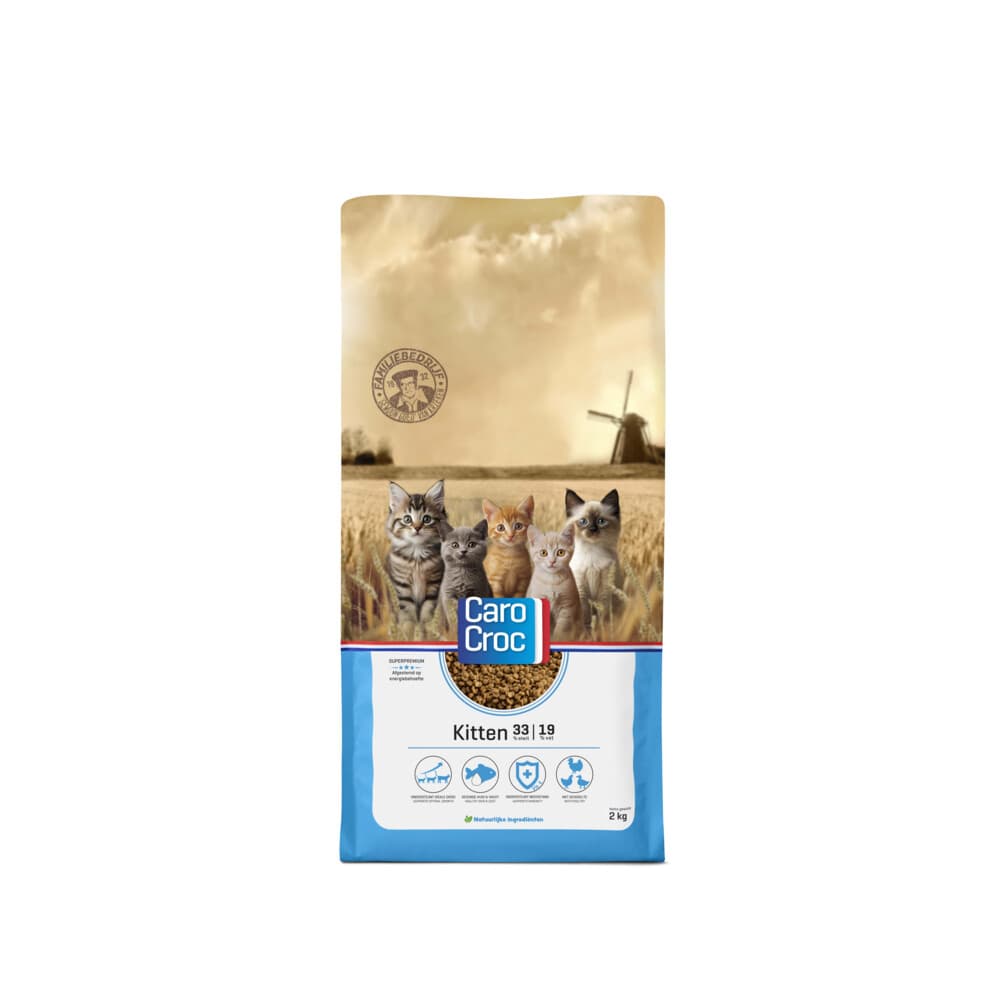 CaroCroc Kattenvoer Droog Kitten 2 kg