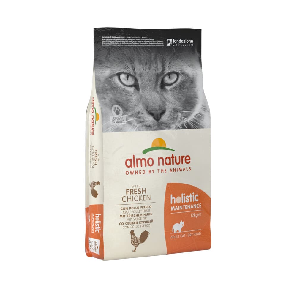 Almo Nature Holistic Kattenvoer Kip&Rijst 12 kg