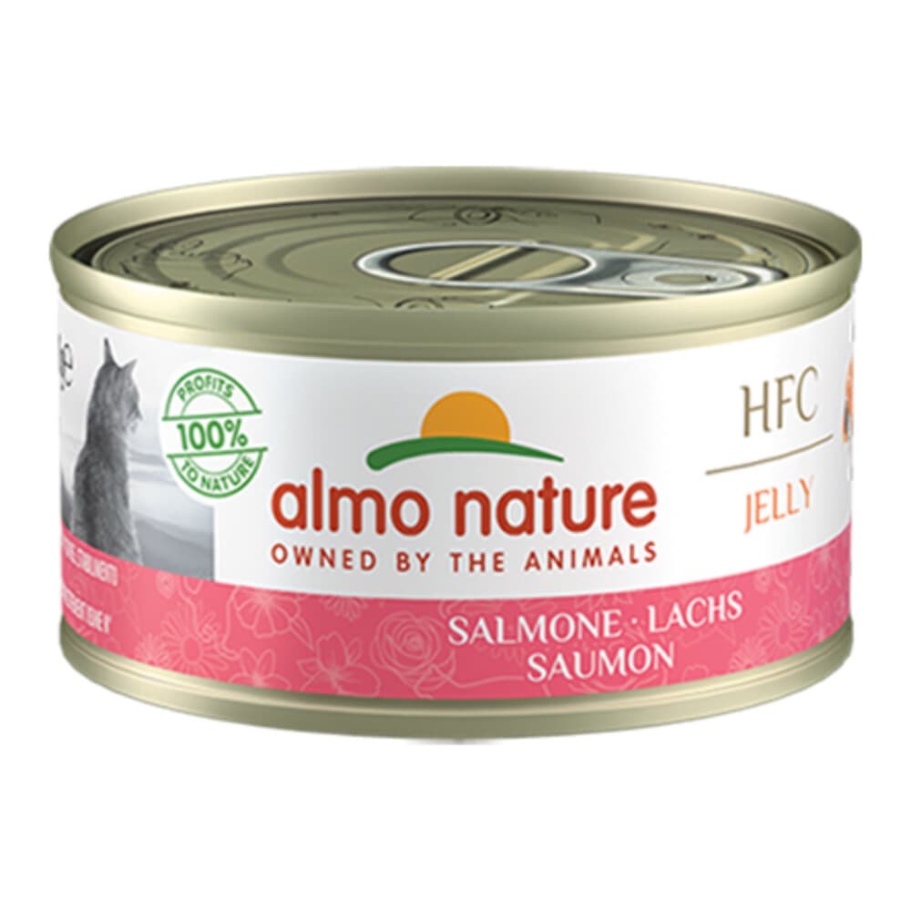 Almo Nature HFC Jelly Kattenvoer Nat Zalm 70 gr