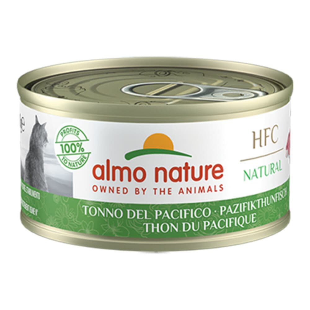 Almo Nature HFC Natural Kattenvoer Nat Blikje Pacific Tonijn 70 gr