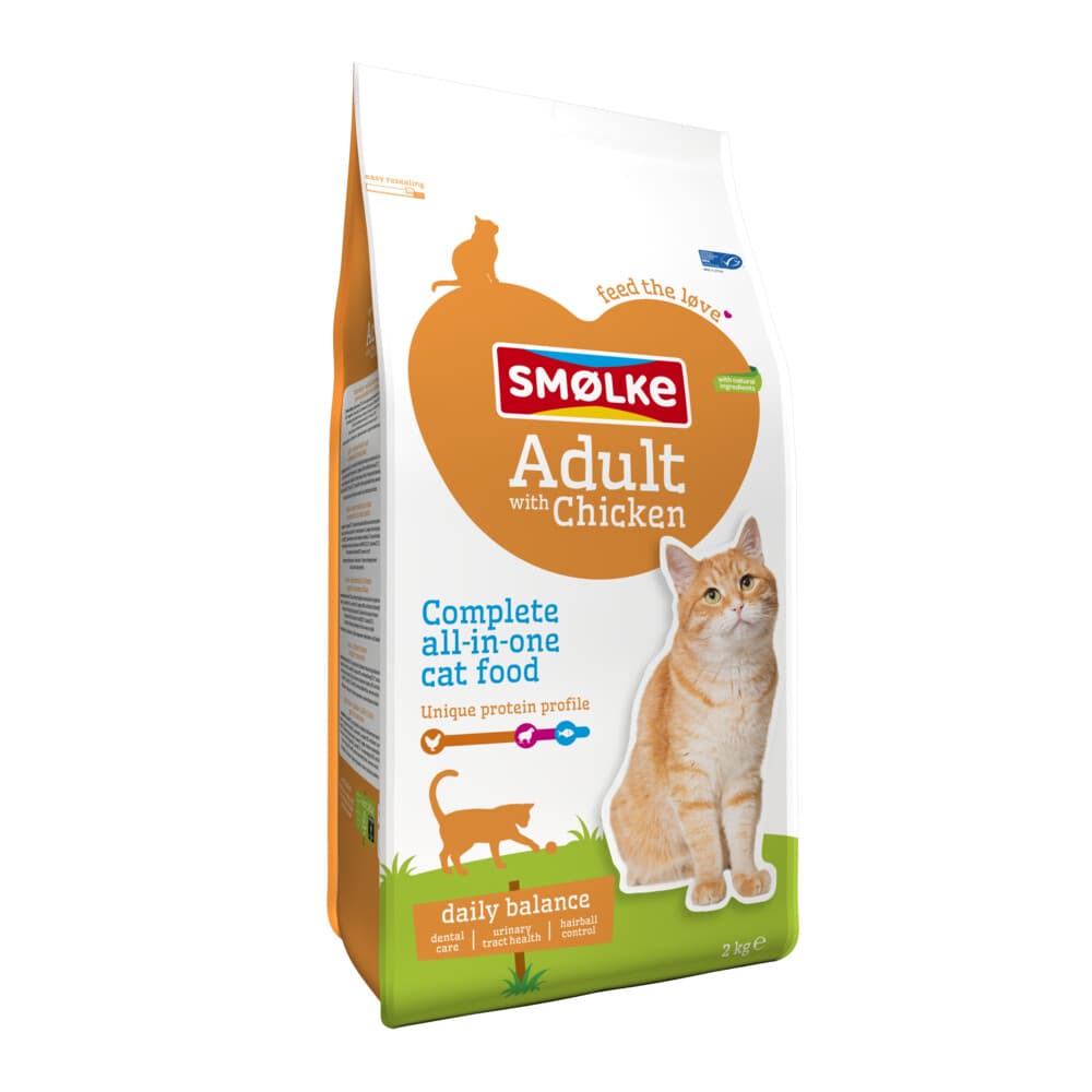 Smolke Kattenvoer Adult Kip 2 kg
