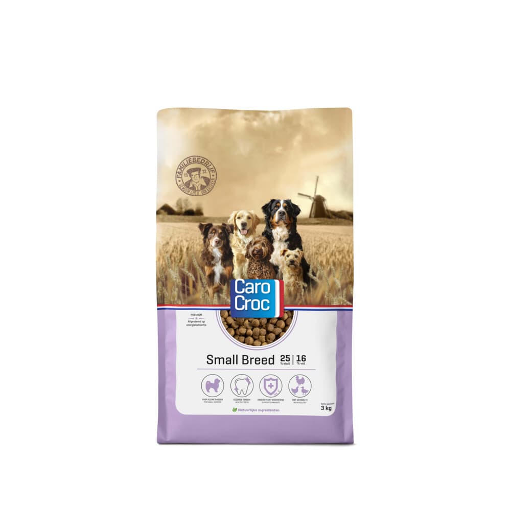 CaroCroc Hondenvoer Droog Small Breed 3 kg