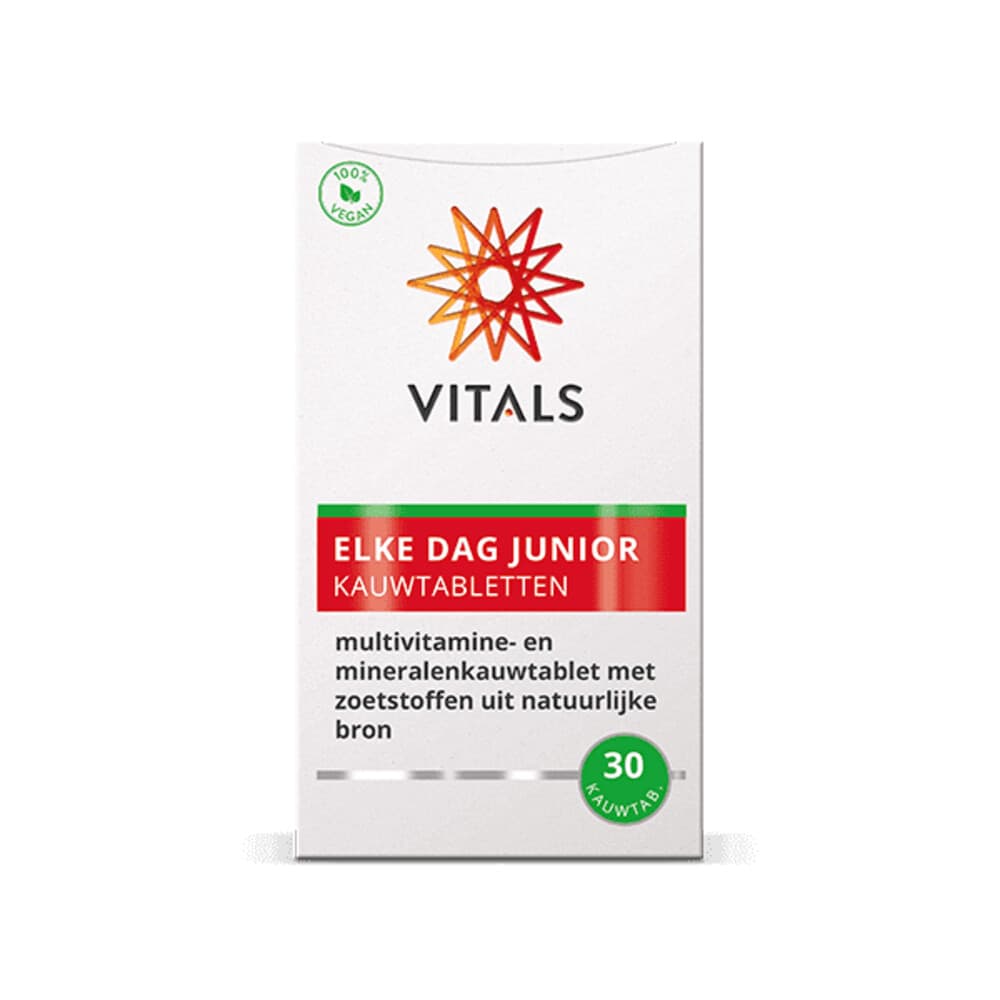 Gratis Verzending: 2x Vitals Elke Dag Junior 30 tabletten