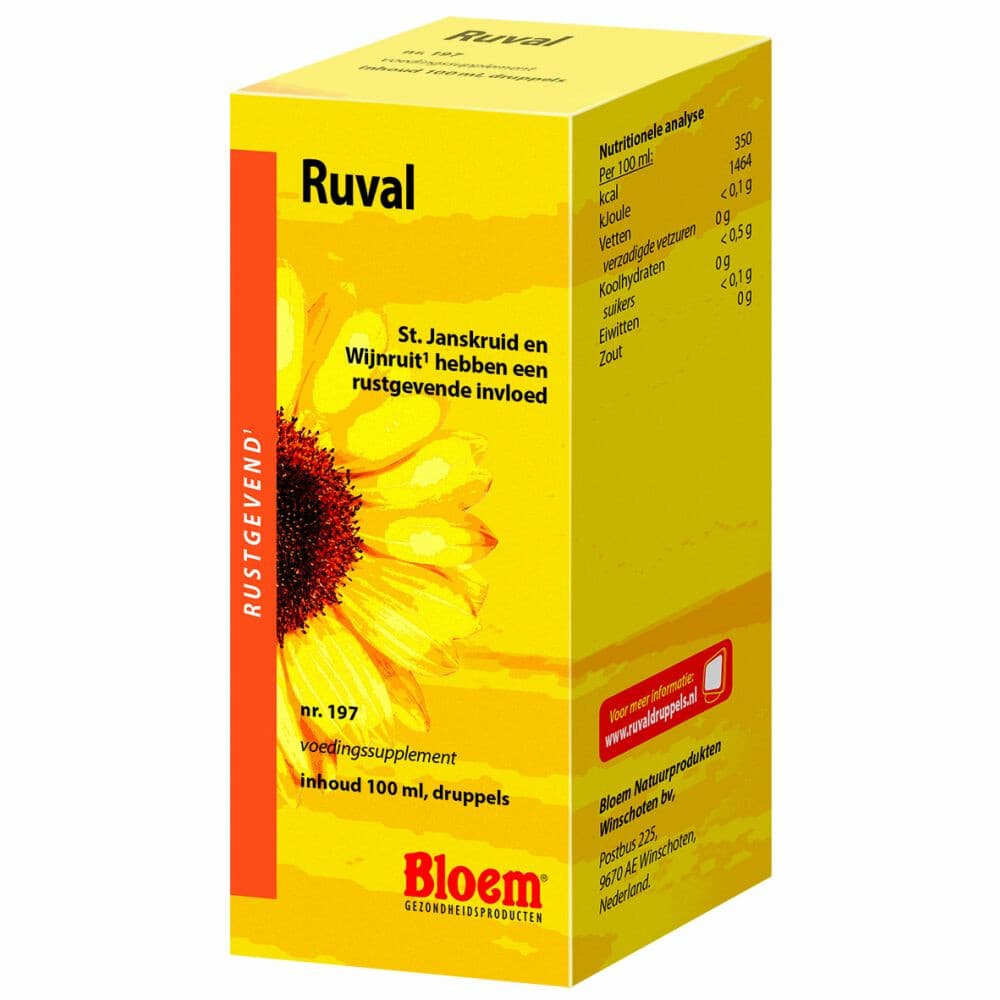 Gratis Verzending: Bloem Ruval Met St Janskruid 100 ml