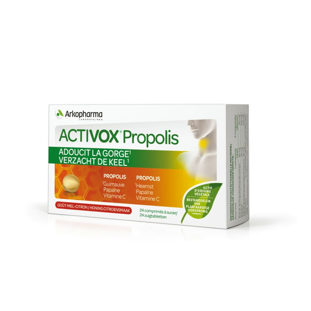 Arkopharma Activox Keelpastilles 24 zuigtabletten